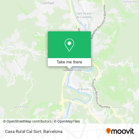 Casa Rural Cal Sort map