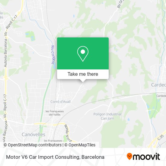 Motor V6 Car Import Consulting map