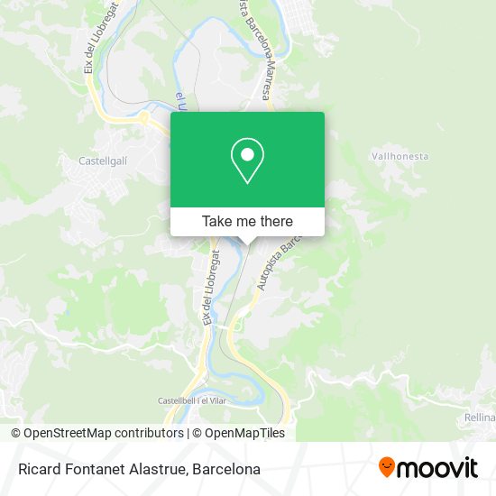 Ricard Fontanet Alastrue map