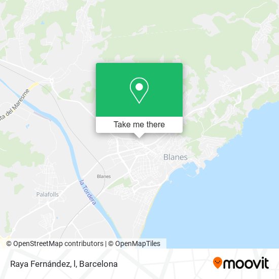 Raya Fernández, l map