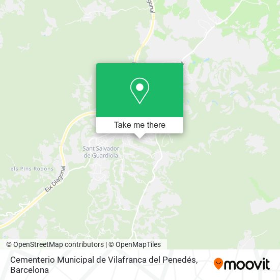 Cementerio Municipal de Vilafranca del Penedés map