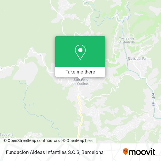 Fundacion Aldeas Infantiles S.O.S map
