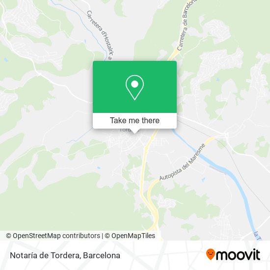 Notaría de Tordera map