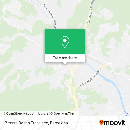 Brossa Bosch Francisco map