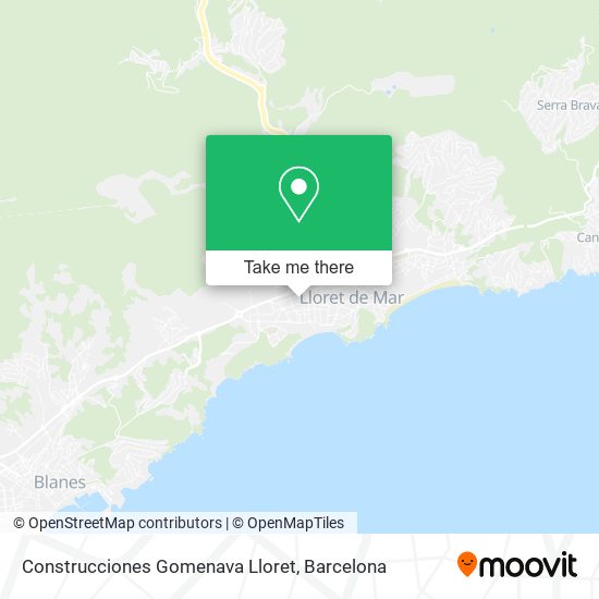 mapa Construcciones Gomenava Lloret