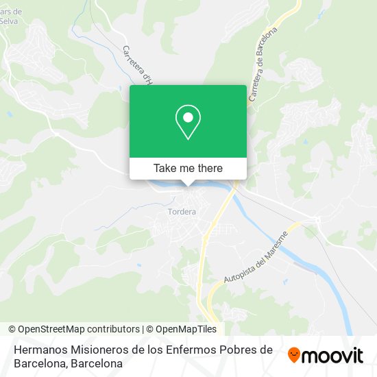 Hermanos Misioneros de los Enfermos Pobres de Barcelona map
