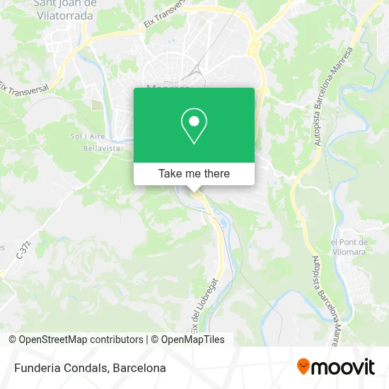 Funderia Condals map