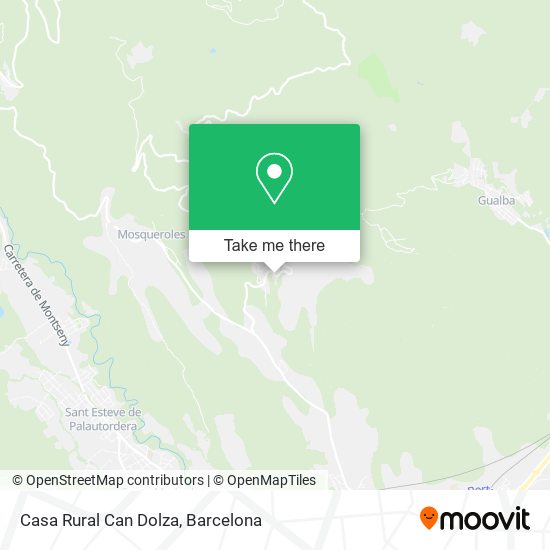 Casa Rural Can Dolza map