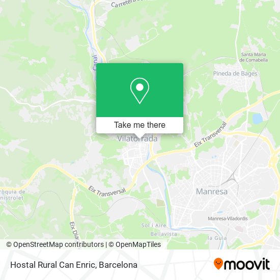Hostal Rural Can Enric map