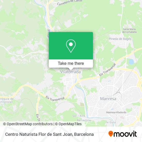 Centro Naturista Flor de Sant Joan map