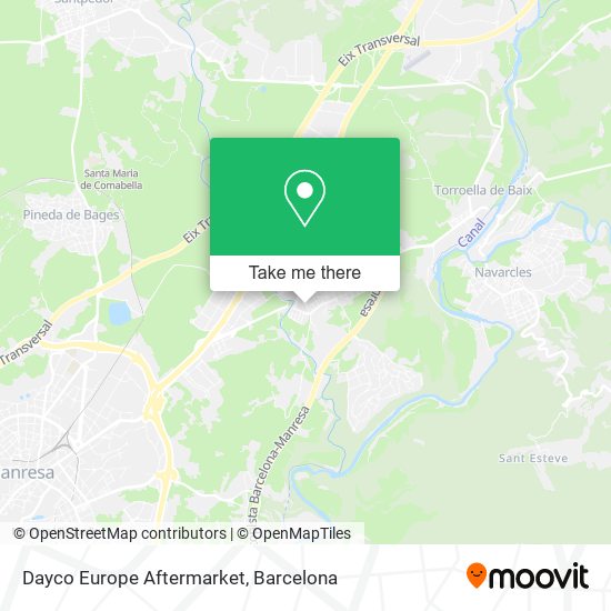 Dayco Europe Aftermarket map