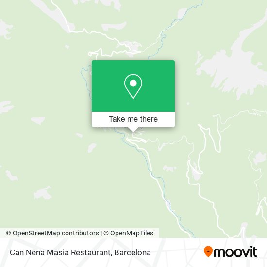 Can Nena Masia Restaurant map