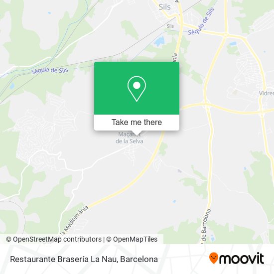 Restaurante Brasería La Nau map