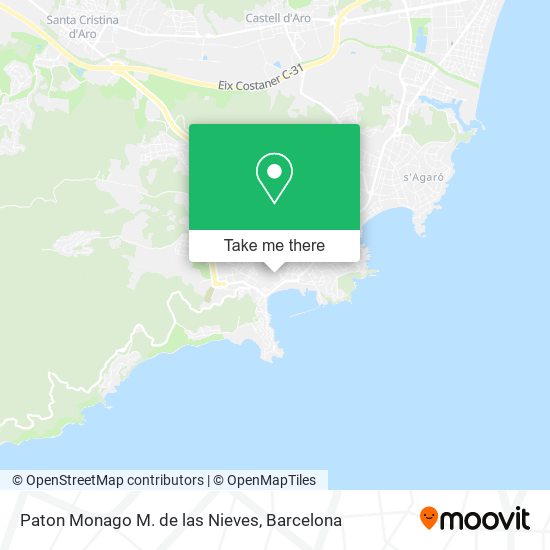 mapa Paton Monago M. de las Nieves