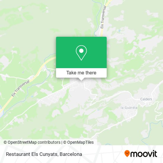Restaurant Els Cunyats map