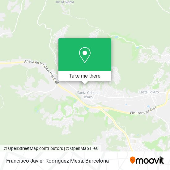 Francisco Javier Rodriguez Mesa map