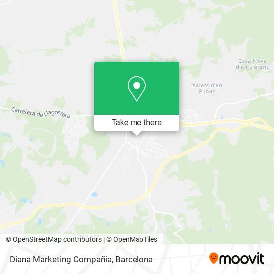 Diana Marketing Compañia map