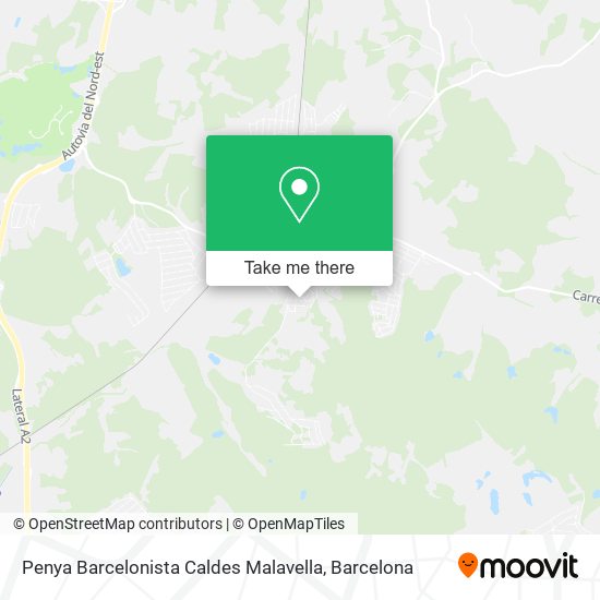 Penya Barcelonista Caldes Malavella map