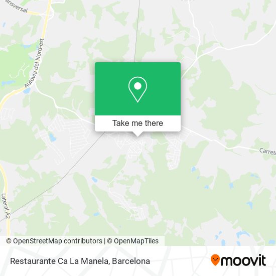Restaurante Ca La Manela map