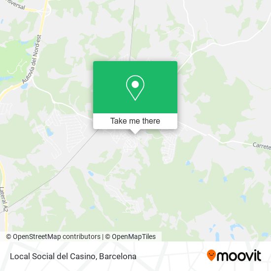 Local Social del Casino map