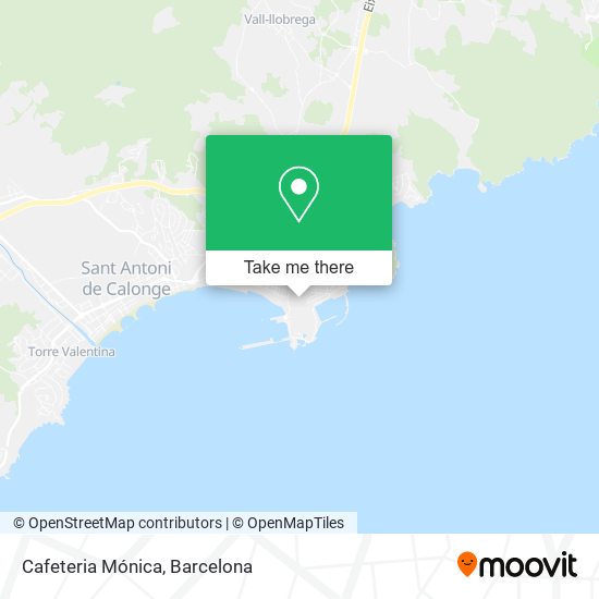 Cafeteria Mónica map