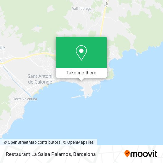 Restaurant La Salsa Palamos map