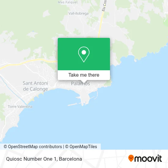 Quiosc Number One 1 map