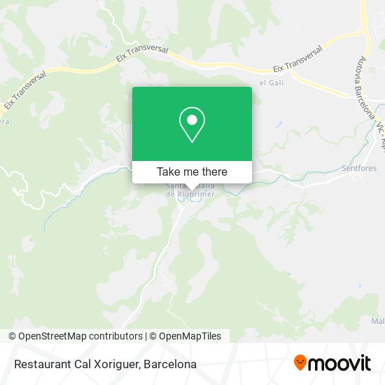 Restaurant Cal Xoriguer map