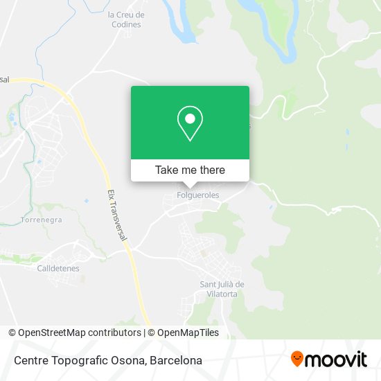 mapa Centre Topografic Osona