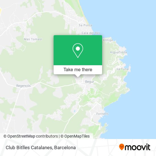 Club Bitlles Catalanes map