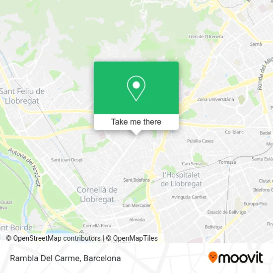 Rambla Del Carme map