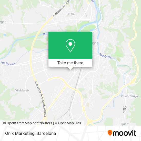 Onik Marketing map