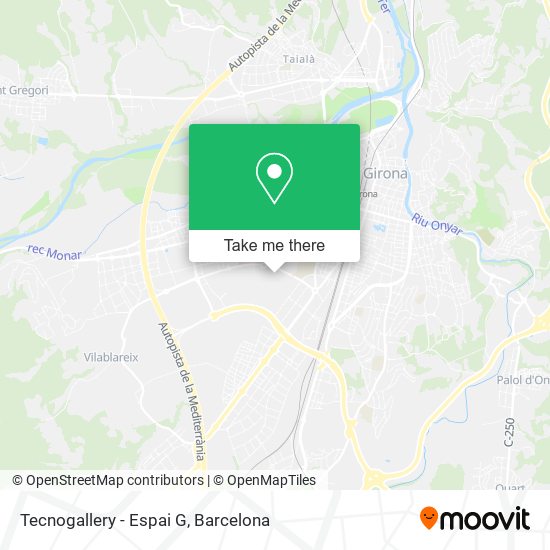 mapa Tecnogallery - Espai G