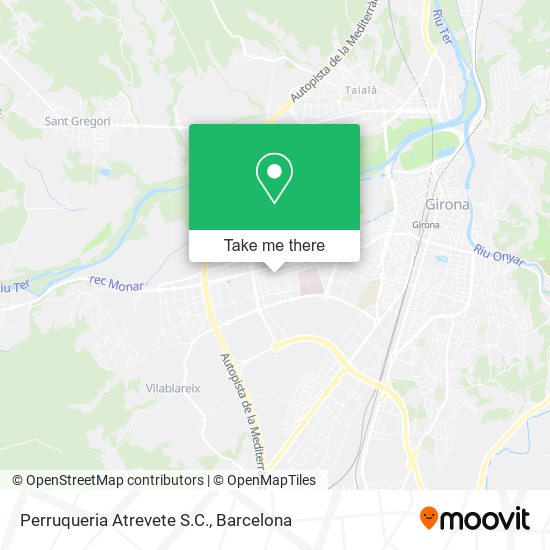Perruqueria Atrevete S.C. map