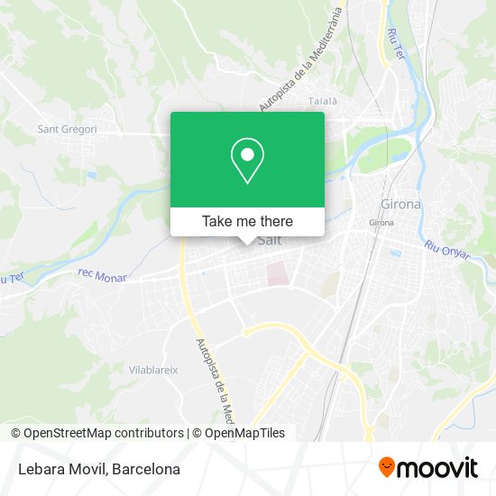 Lebara Movil map