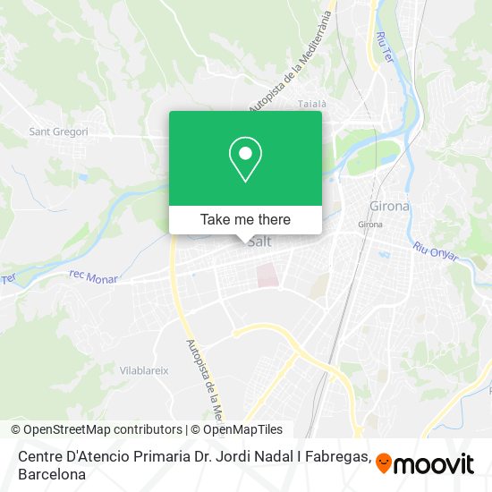 Centre D'Atencio Primaria Dr. Jordi Nadal I Fabregas map