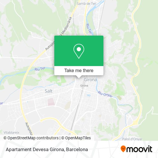 Apartament Devesa Girona map