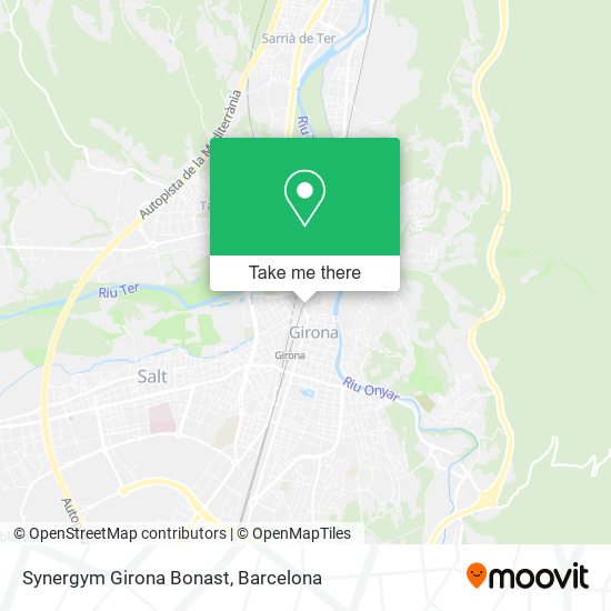 Synergym Girona Bonast map