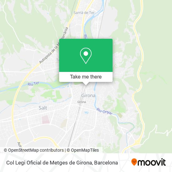 Col Legi Oficial de Metges de Girona map