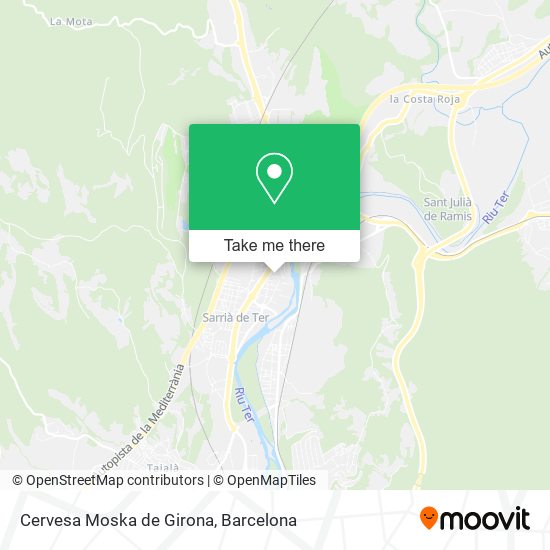 Cervesa Moska de Girona map