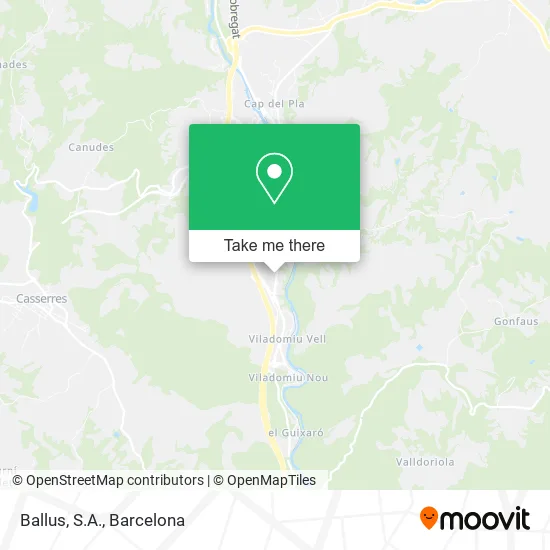 Ballus, S.A. map