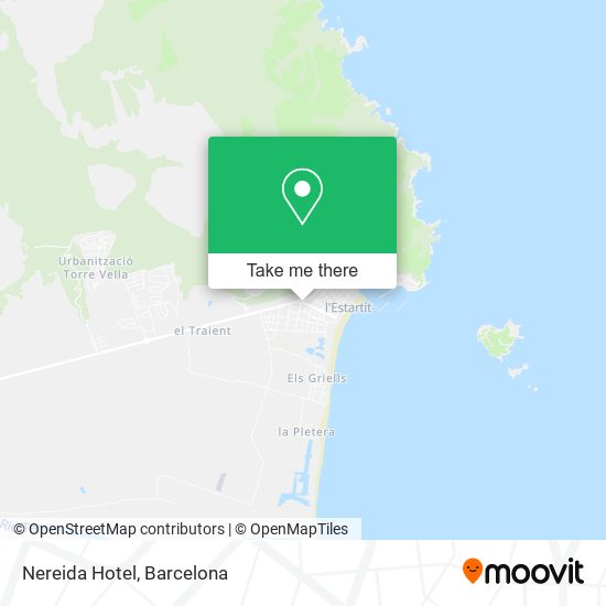 Nereida Hotel map