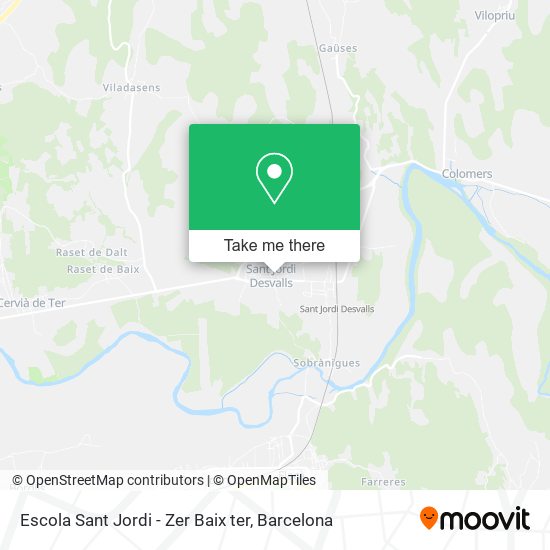 Escola Sant Jordi - Zer Baix ter map