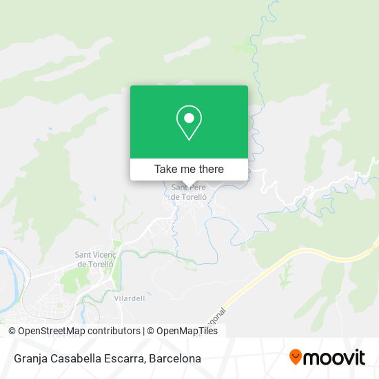Granja Casabella Escarra map
