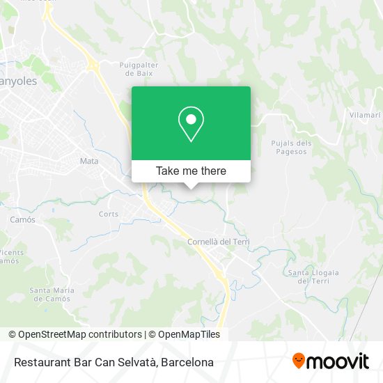 Restaurant Bar Can Selvatà map