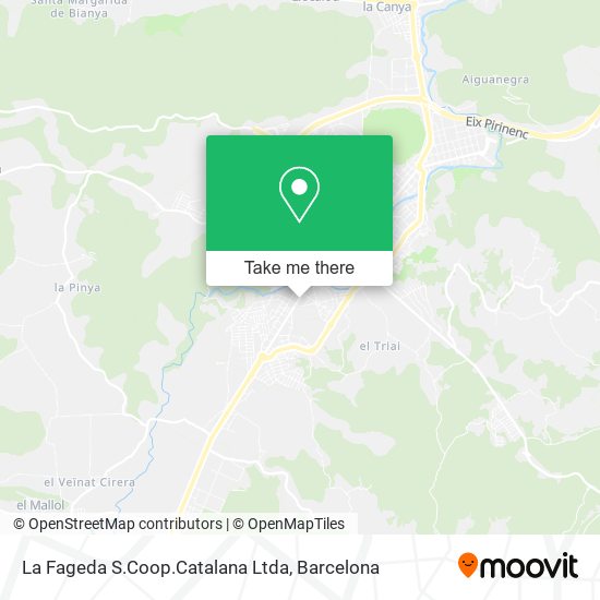La Fageda S.Coop.Catalana Ltda map