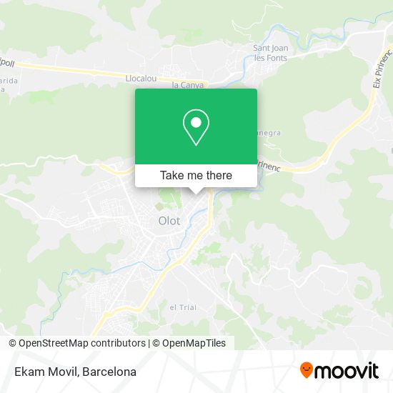 Ekam Movil map