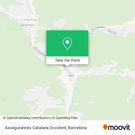 Assegurances Catalana Occident map