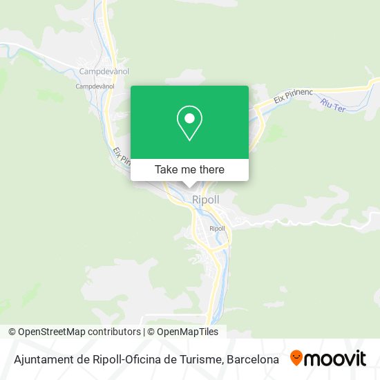 Ajuntament de Ripoll-Oficina de Turisme map