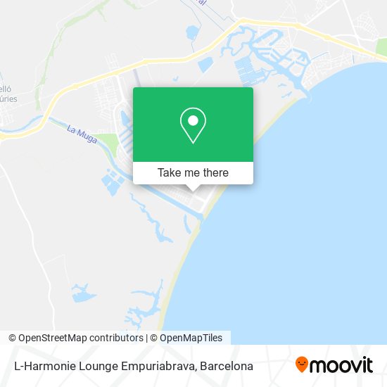L-Harmonie Lounge Empuriabrava map